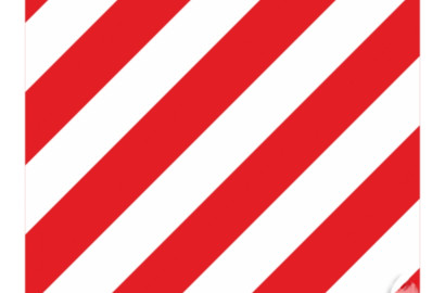 Знак световозвр. (крупногабаритный груз, 400х400) 400*400